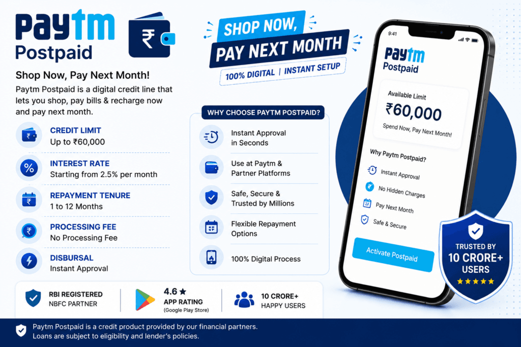 Personal Loan Apps in India 2026: Moneyview, KreditBee, Ring, MyMoney, Paytm Postpaid, Dhani & More Last Updated: July 2026 Paytm Postpaid apply online process 2026