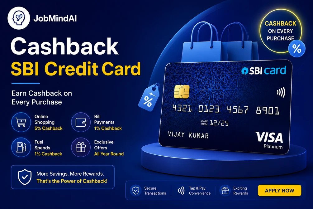 Cashback credit card for online shopping