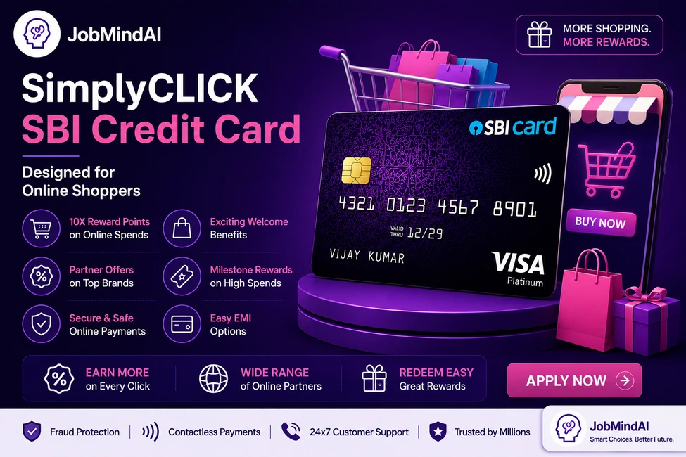 SimplyCLICK card for online shopping rewards
