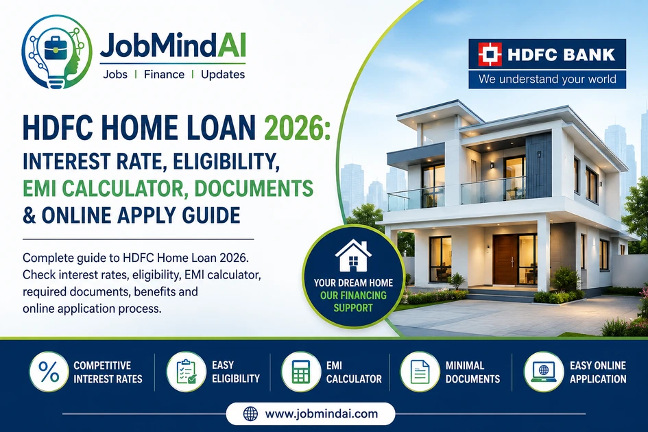 HDFC Home Loan 2026: Interest Rate, Eligibility, EMI Calculator, Documents & Online Apply Guide Hdfc Home Loan 2026.webp